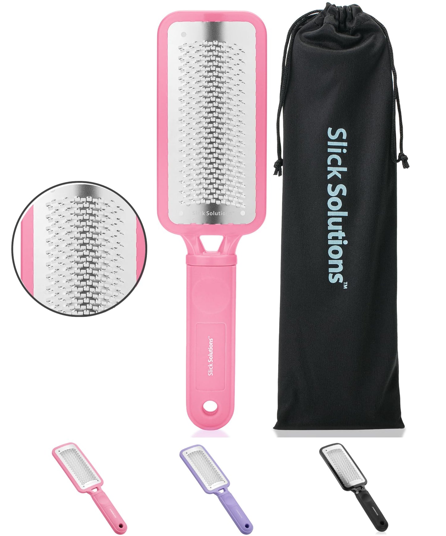Slick- Foot File Callus Remover, Foot Scraper for Dead Skin, Foot Scrubber, Foot Rasp, Heel Scraper, Foot Grater for Dead Skin, Callus Remover for Feet, Foot File, Foot Callus Remover