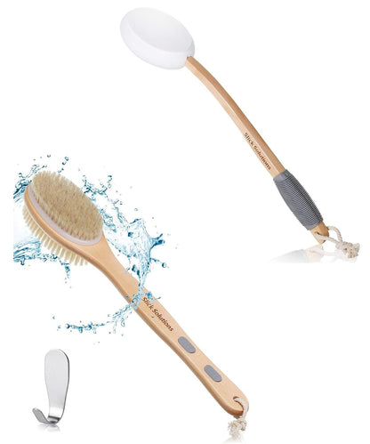 Slick- Lotion Applicator and Shower Brush, 17 inch