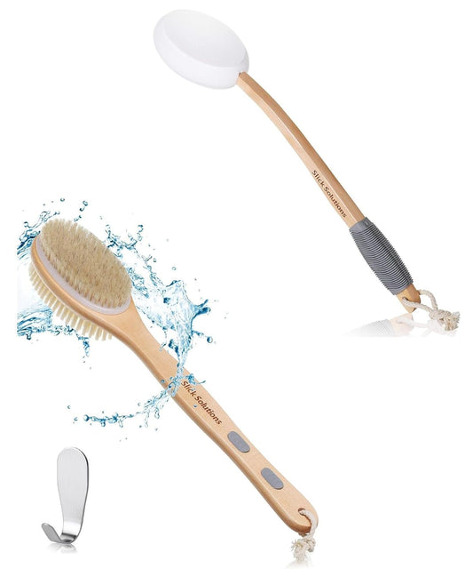 Slick- Lotion Applicator and Shower Brush, 17 inch
