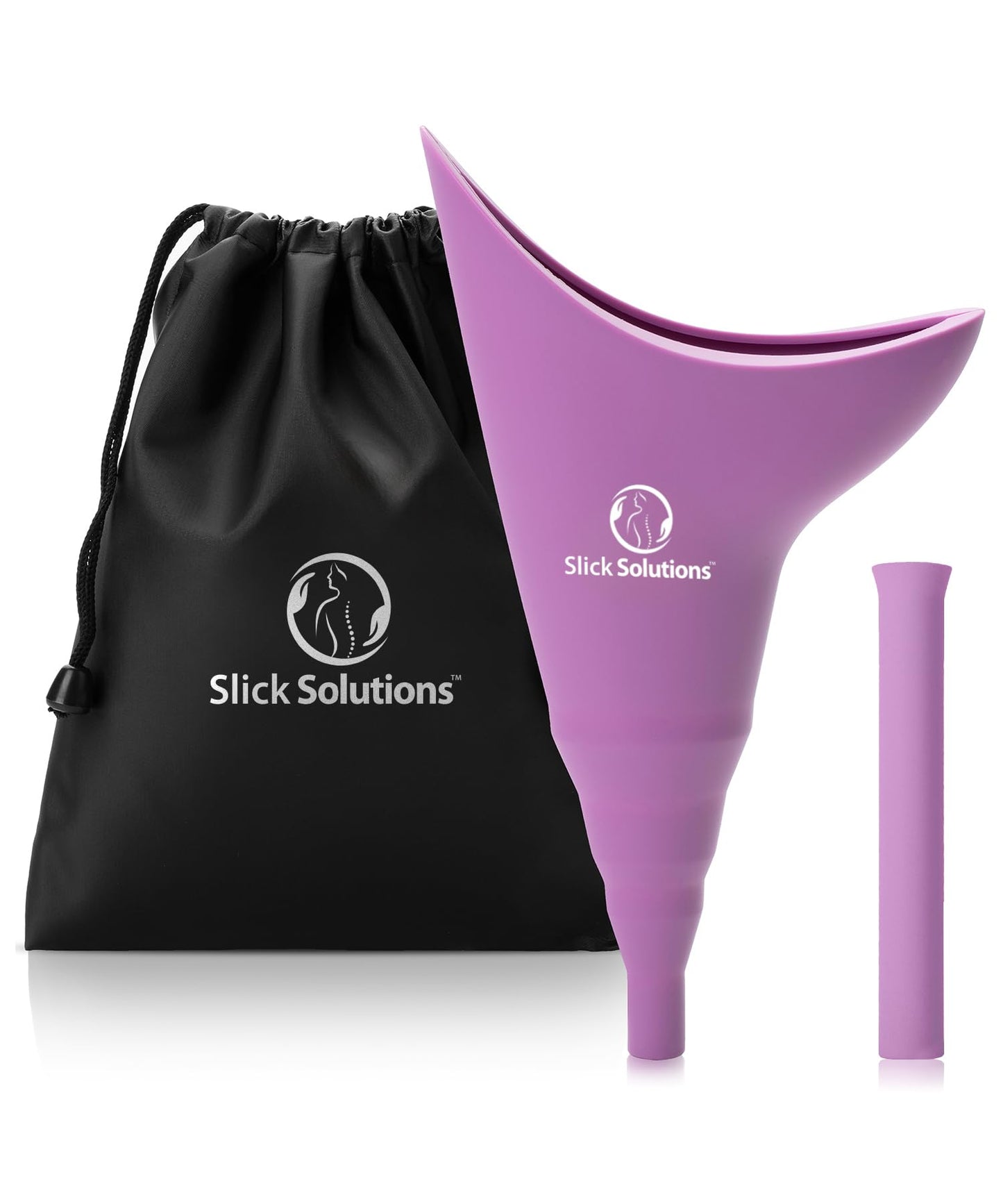 Slick- Female Urination Device, Yellow Female Urinal, Urinal for Women, Pee Funnel for Women, Womens Pee Funnel, Portable Urinal for Women, Female Pee Funnel, Womens Urinal Funnel, Womens Urinal