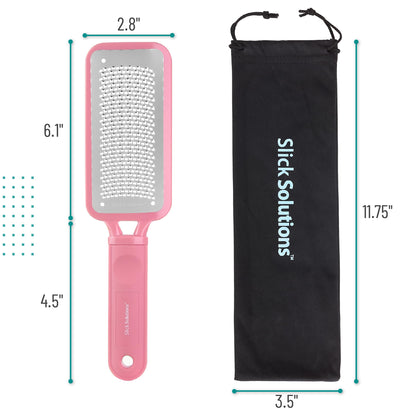 Slick- Foot File Callus Remover, Foot Scraper for Dead Skin, Foot Scrubber, Foot Rasp, Heel Scraper, Foot Grater for Dead Skin, Callus Remover for Feet, Foot File, Foot Callus Remover
