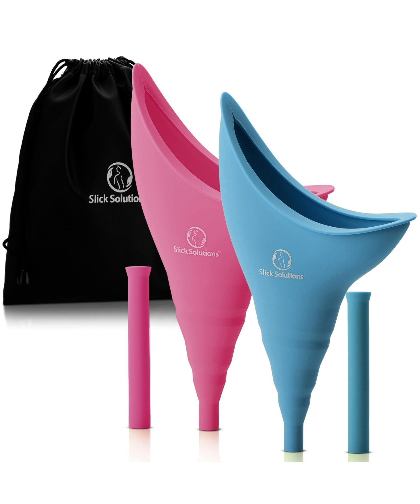 Slick- Female Urination Device, Blue Female Urinal, Urinal for Women, Pee Funnel for Women, Womens Pee Funnel, Portable Urinal for Women, Female Pee Funnel, Womens Urinal Funnel, Womens Urinal