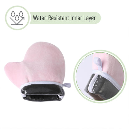 Slick- Self Tanning Mitt, Pink, Self Tanner Mitt, Self Tan Mitt, Tanning Glove, Tanning Mitts Self Tanner, Self Tanning Glove, Tanning Gloves for Self Tan Lotion, Self Tanner Glove Mitt