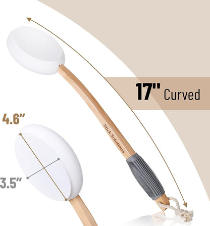 Slick- Bamboo Back Scratcher and Lotion Applicator