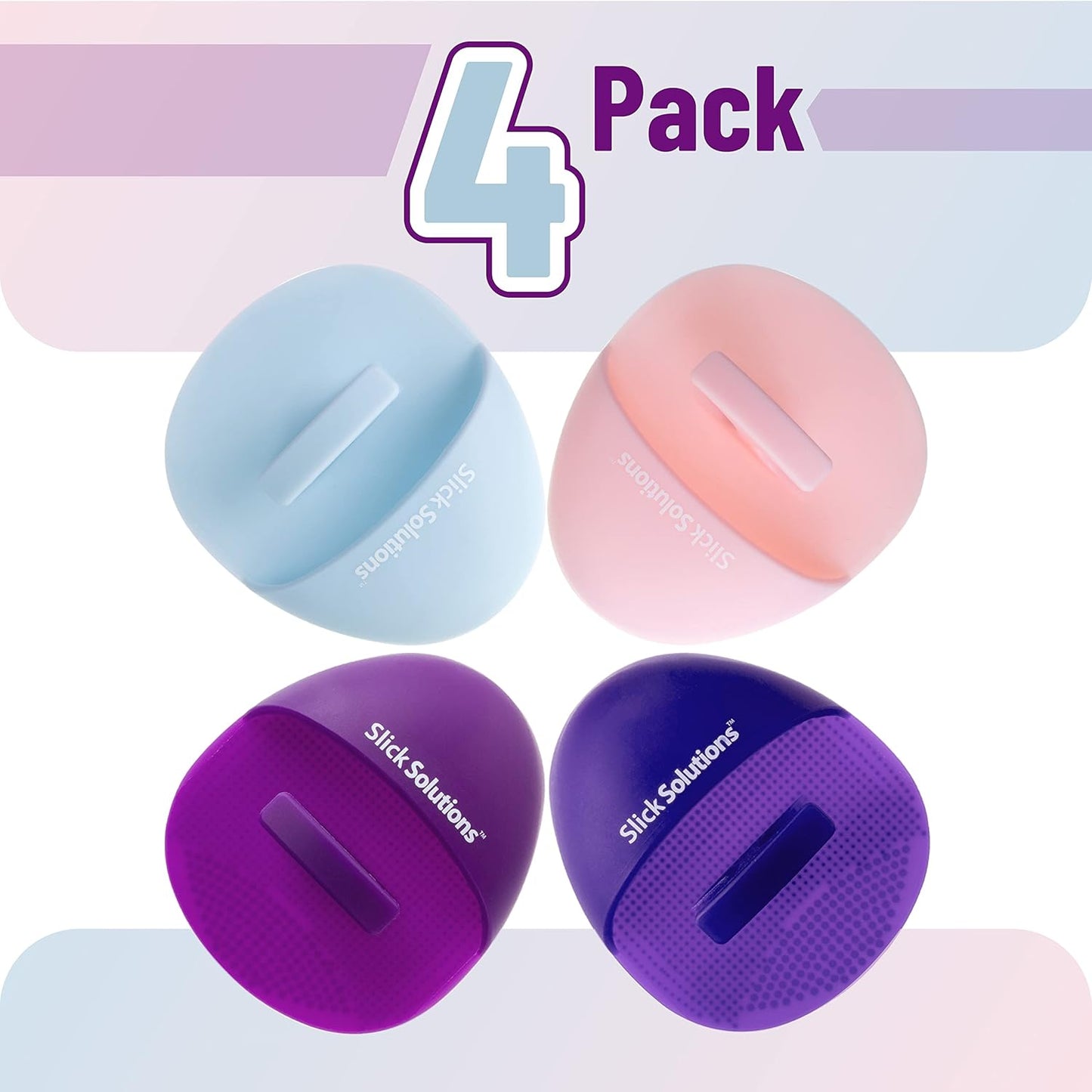 Slick- Exfoliating Gloves and Silicone Facial Cleansing Brush