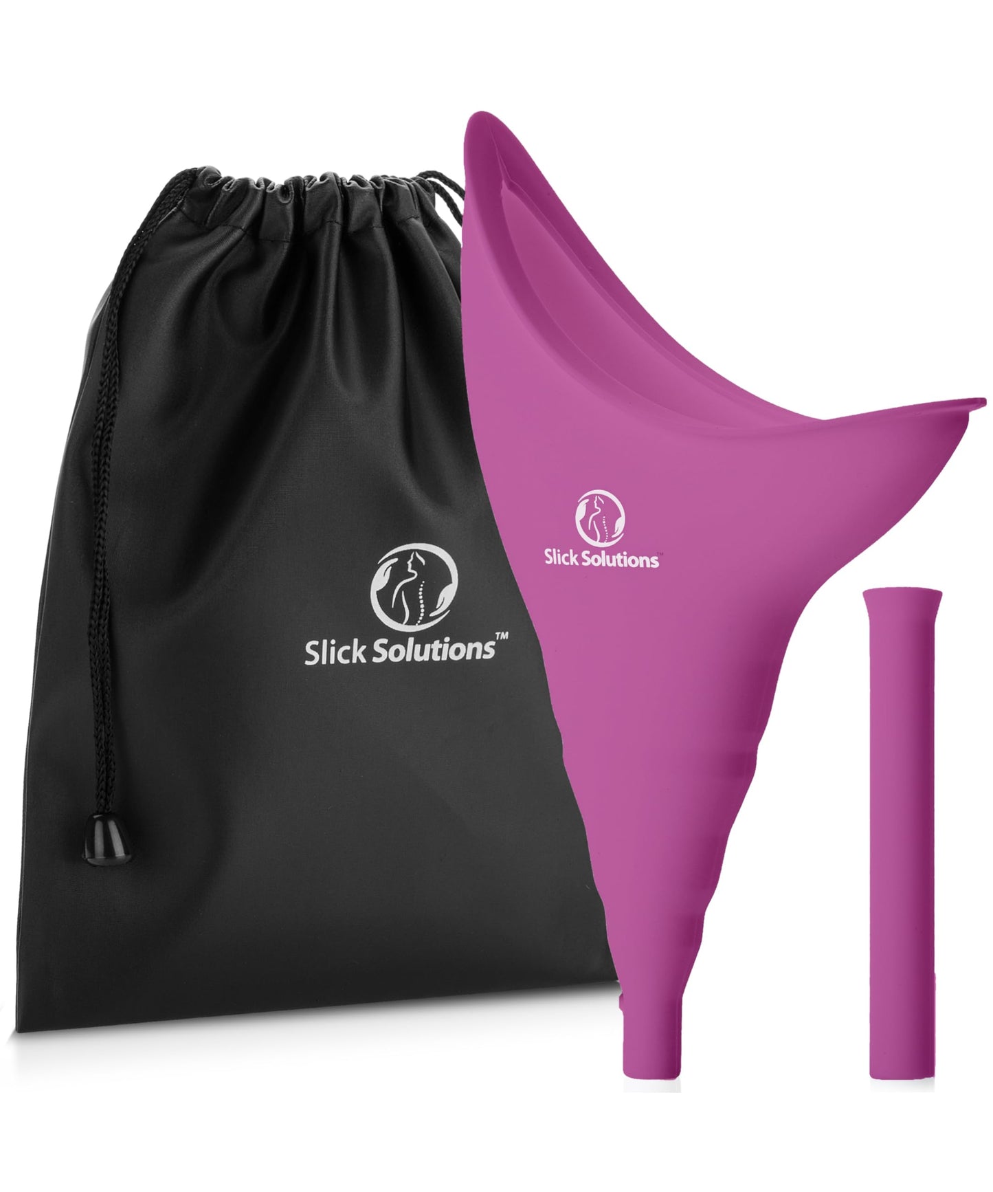 Slick- Female Urination Device, Blue Female Urinal, Urinal for Women, Pee Funnel for Women, Womens Pee Funnel, Portable Urinal for Women, Female Pee Funnel, Womens Urinal Funnel, Womens Urinal