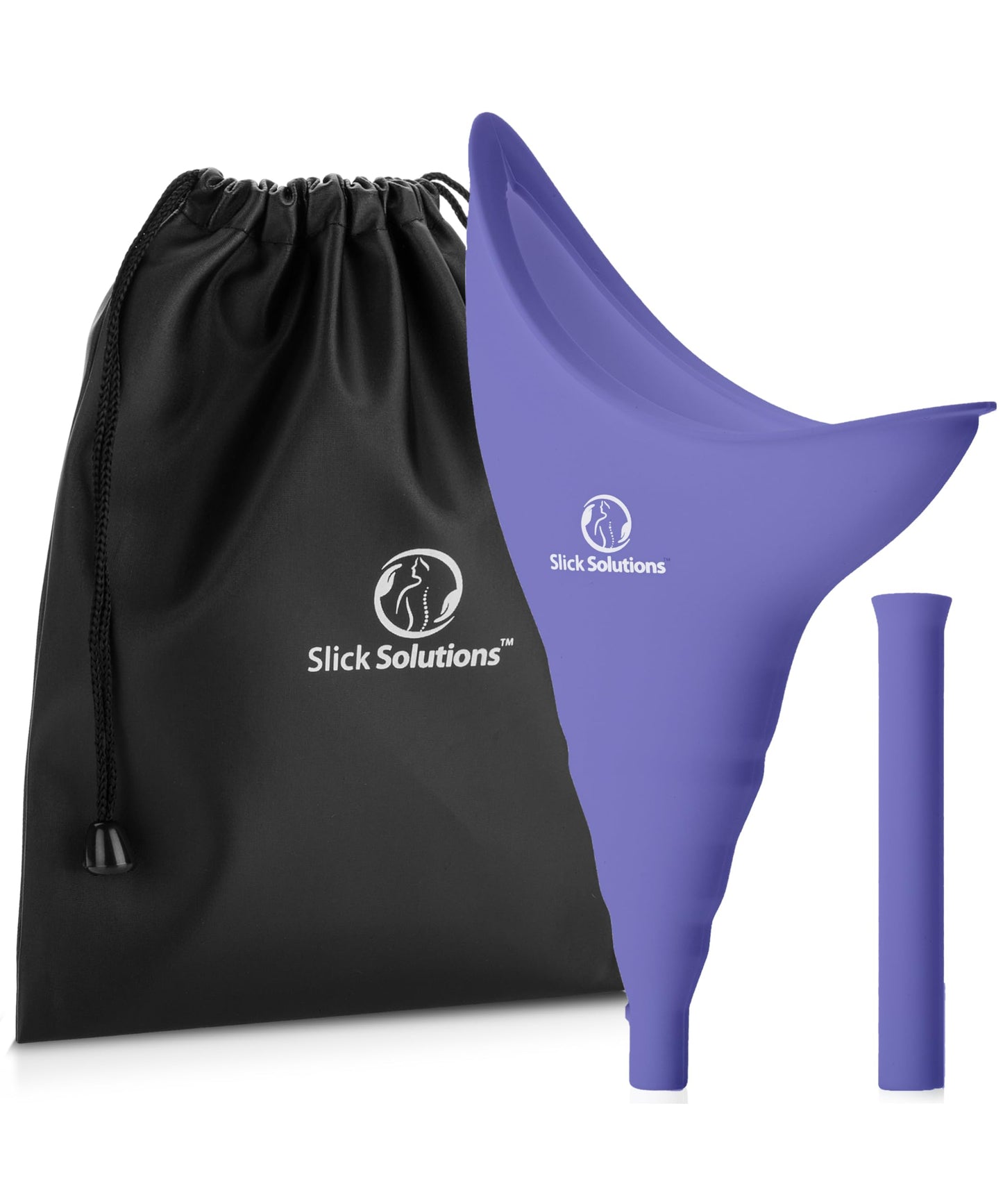 Slick- Female Urination Device, Yellow Female Urinal, Urinal for Women, Pee Funnel for Women, Womens Pee Funnel, Portable Urinal for Women, Female Pee Funnel, Womens Urinal Funnel, Womens Urinal