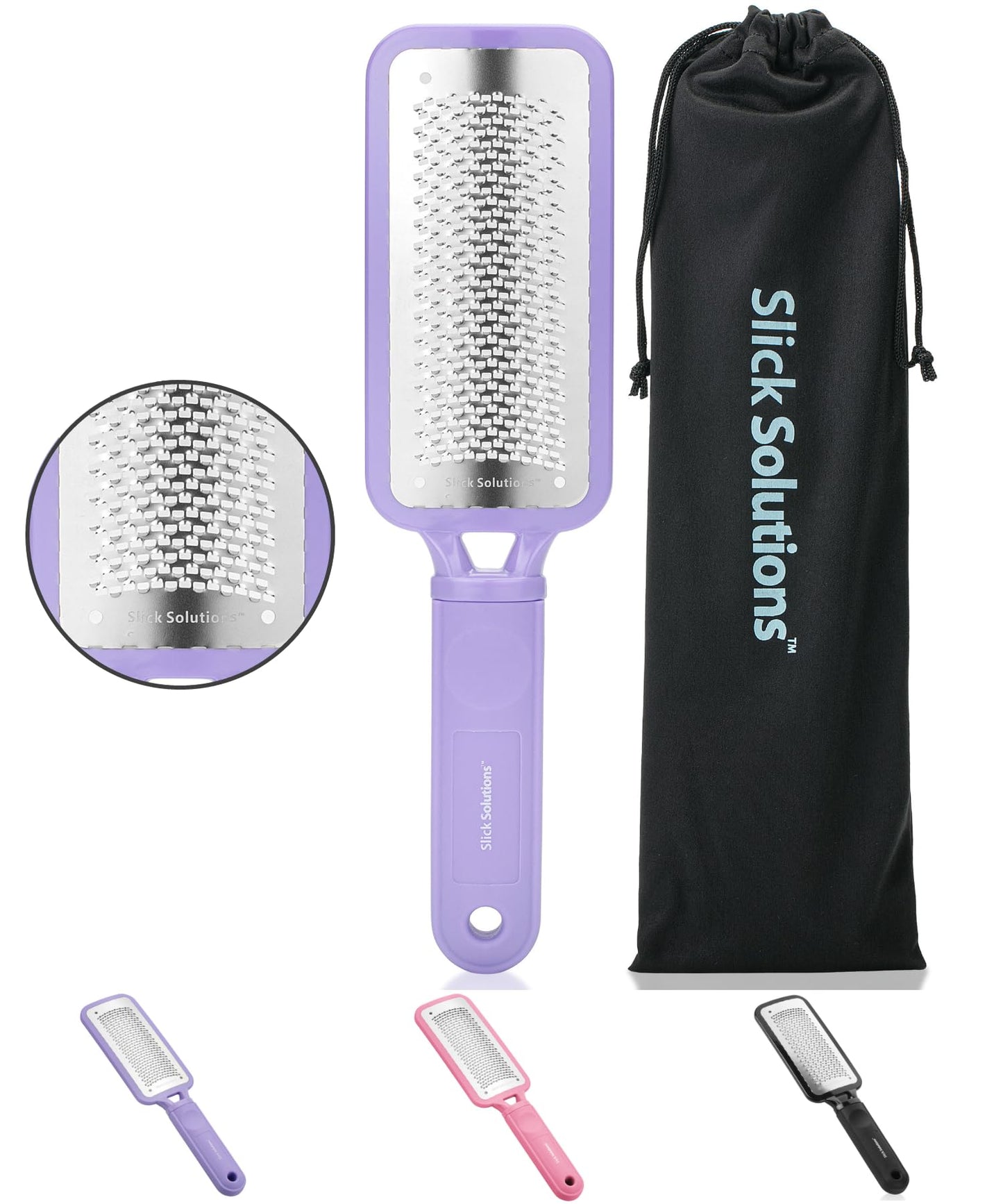 Slick- Foot File Callus Remover, Foot Scraper for Dead Skin, Foot Scrubber, Foot Rasp, Heel Scraper, Foot Grater for Dead Skin, Callus Remover for Feet, Foot File, Foot Callus Remover
