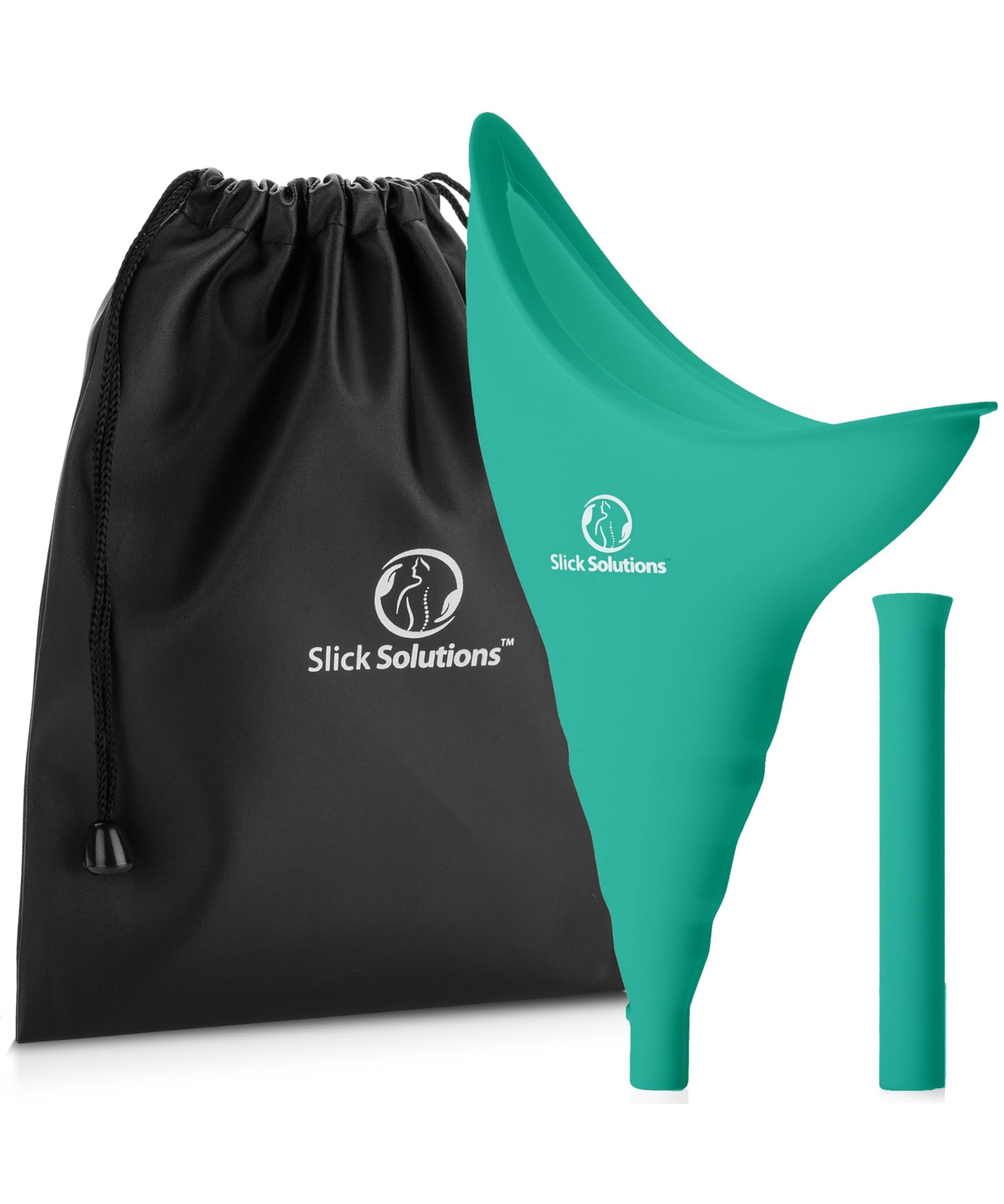 Slick- Female Urination Device, Blue Female Urinal, Urinal for Women, Pee Funnel for Women, Womens Pee Funnel, Portable Urinal for Women, Female Pee Funnel, Womens Urinal Funnel, Womens Urinal