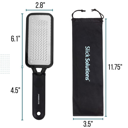 Slick- Foot File Callus Remover, Foot Scraper for Dead Skin, Foot Scrubber, Foot Rasp, Heel Scraper, Foot Grater for Dead Skin, Callus Remover for Feet, Foot File, Foot Callus Remover