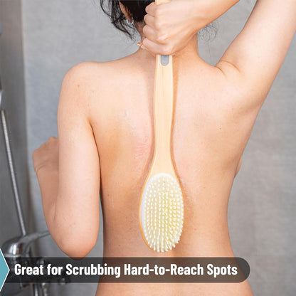 Slick- Lotion Applicator and Shower Brush, 17 inch