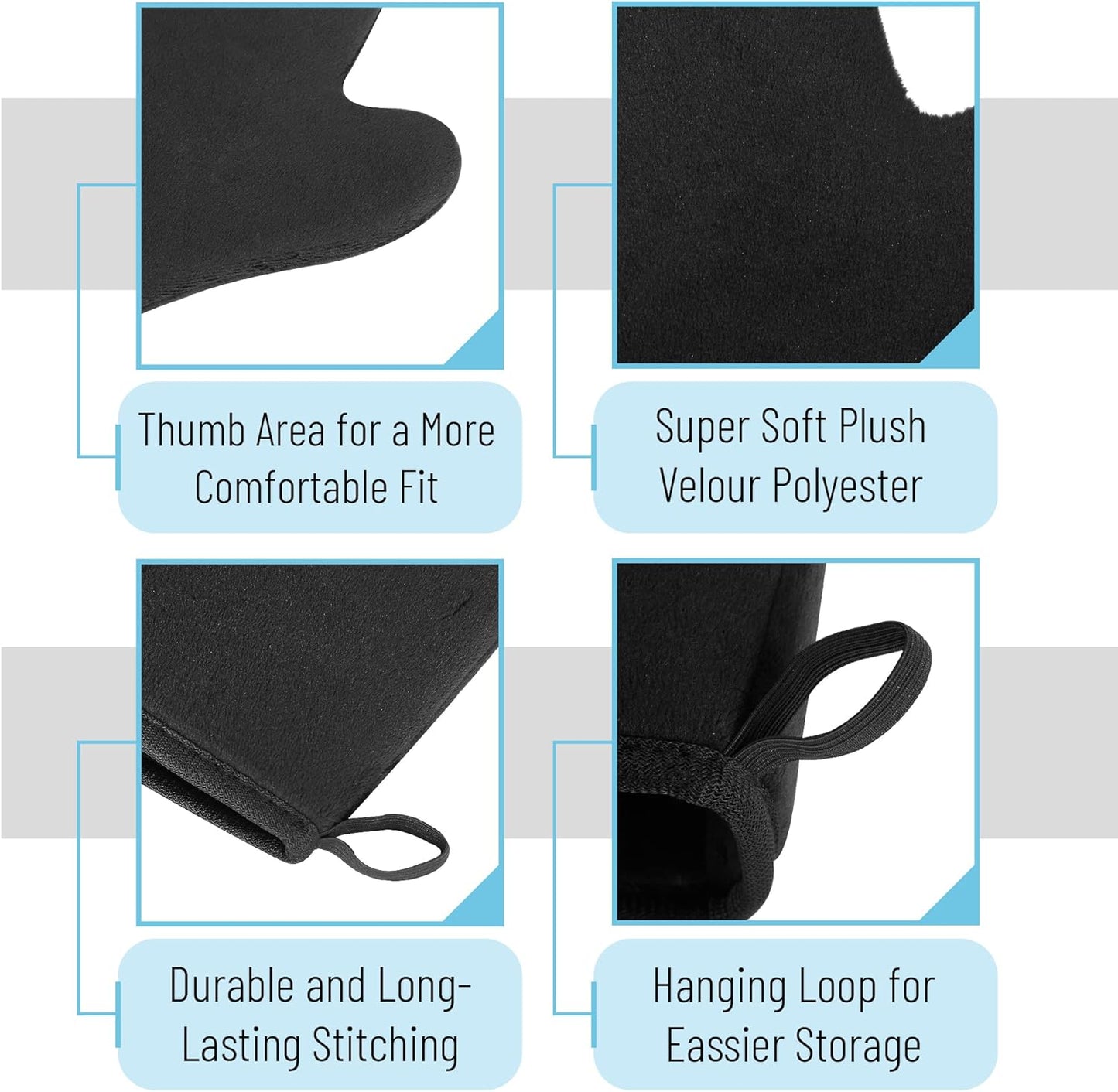 Slick- Exfoliating Gloves and Tanning Mitt