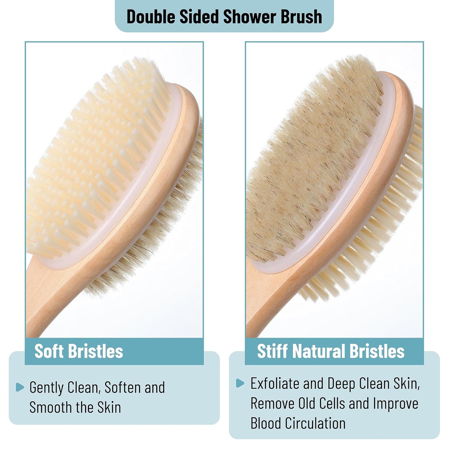 Slick- Lotion Applicator and Shower Brush, 17 inch