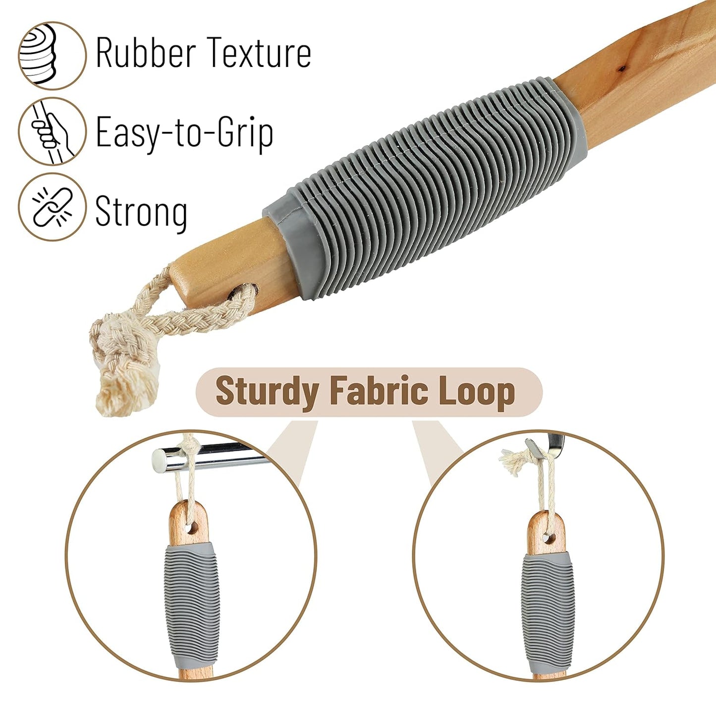 Slick- Lotion Applicator and Loofah with Handle