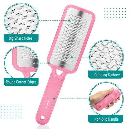Slick- Foot File Callus Remover, Foot Scraper for Dead Skin, Foot Scrubber, Foot Rasp, Heel Scraper, Foot Grater for Dead Skin, Callus Remover for Feet, Foot File, Foot Callus Remover