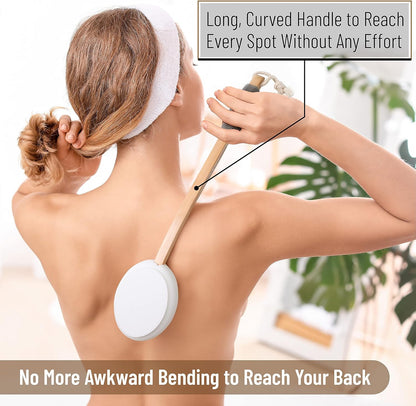 Slick- Bamboo Back Scratcher and Lotion Applicator
