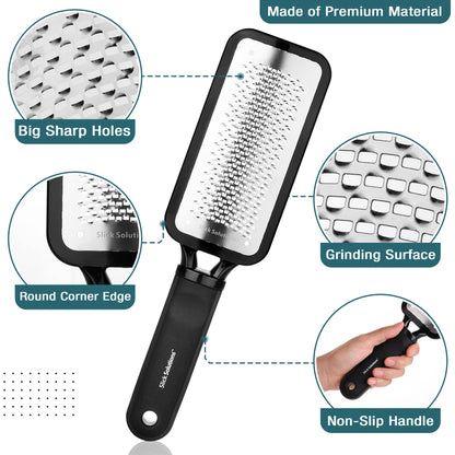 Slick- Foot File Callus Remover, Foot Scraper for Dead Skin, Foot Scrubber, Foot Rasp, Heel Scraper, Foot Grater for Dead Skin, Callus Remover for Feet, Foot File, Foot Callus Remover