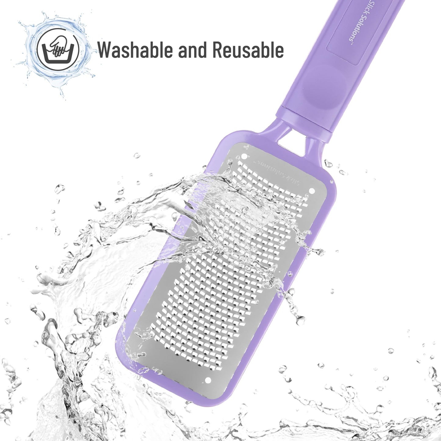Slick- Foot File Callus Remover, Foot Scraper for Dead Skin, Foot Scrubber, Foot Rasp, Heel Scraper, Foot Grater for Dead Skin, Callus Remover for Feet, Foot File, Foot Callus Remover
