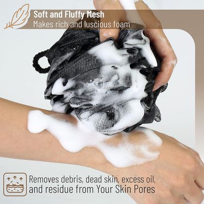 Slick- Lotion Applicator and Loofah with Handle