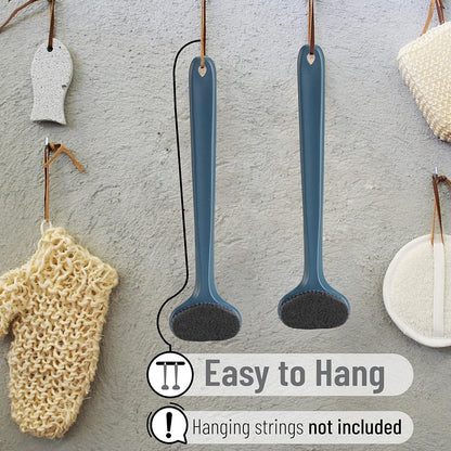 Slick- Bamboo Back Scratcher and Back Scrubber for Shower